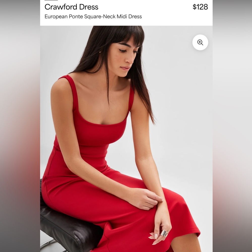MARCELLA Red Crawford Dress- NWT